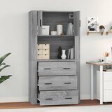  Visoka komoda siva sonome od konstruiranog drva | shoptok.hr