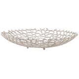 Eglo 427488 - Dekorativna činija KIMITSU Ø 45 cm srebrna u
