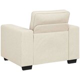 SOFA 3 pcs Bež 221 x 80 x 82 cm Platnasta tkanina | Eponuda.ba