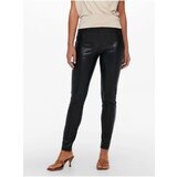 Only Black Leatherette Leggings Jessie - Women Cene