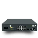 L2 poe svič S4600-10P-P-SI 10 x gigabit (8xUTP+2xSFP) poe/poe+ 124W power budžet, IPv6, acl, dos, ring protection G.8032 & mrpp, oam 802.3ah/802.3ag & vct digital diagnostic monitoring, eee 802.3az fanless