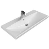 Turkuaz cerastyle elite white umivaonik (lavabo) 100x45x5 konzolni sa rupom za bateriju i prelivom 32400U | Eponuda.com