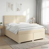  Boxspring krevet s madracem Krem 180 x 200 cm Tkanina - Krem 180 x 200 cm Dizajn linija | shoptok.hr