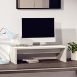  Stalak za monitor bijeli 50 x 27 x 15 cm od masivne borovine | shoptok.hr