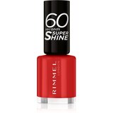 Rimmel London 60 Seconds Super Shine hitro su&scaron;ljiv lak za nohte 8 ml odtenek 430 Coralicious cene