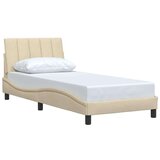  Okvir kreveta bez madraca Krem 80x200 cm Tkanina | shoptok.hr