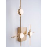 Nova Luce Metalna LED zidna lampa u zlatnoj boji Atomo – | shoptok.hr