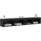 TV stene Panama 2 pcs Črna Orehovina 100 x 30 x 30 cm, (5000132236) | Shoptok.si