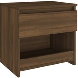 Furnova Nočna omarica rjavi hrast 40x30x39 cm konstruiran les, (21926039) | Shoptok.si