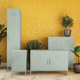 Støraa Zeleni metalni ormarić 40x102x80 cm Mission District – | shoptok.hr