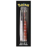Pokémon - komplet dveh pisal, Pokémon Design, za dečke in deklice, rdeči in bel, uradni izdelek (blagovne znamke CYP), (20862295)