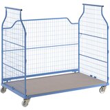 eurokraft pro Univerzalni voziček Corlette® z mrežo, tip 2000, svetlo modre barve, VxŠxG 1850 x 2000 x 1150 mm Cene