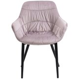 Livetastic Naslanjač Samt, Roza | Shoptok.si