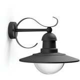 Philips topiari zidna spoljašnja svetiljka crna 1xmax.60w 230v,915005308701, ( 18770 ) Cene
