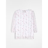 Sinsay Bluza s cvjetnim motivom i puf rukavima Slike