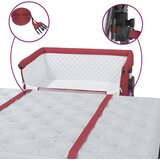  Krevetić za bebu s madracem crveni od lanene tkanine | shoptok.hr