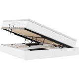  Krevet s madracem i skladištem Bijelo 160 x 200 cm Lažna koža | shoptok.hr