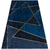 RugsX Preproge MIRO 52097.801 pralna preproga geometrična protiz 80x150 cm Modra | Shoptok.si