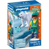 Playmobil Živalski vrt: Polarni medved in oskrbnik - 1 k. Cene