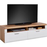 Mömax tv-element auris, bela, barva hrasta | Shoptok.si