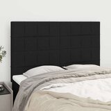  Uzglavlja 4 kom crni 72 x 5 x 78/88 cm od tkanine | shoptok.hr