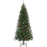vidaXL Umestno božično drevo med 300 LED Zelena 210 cm PE in PVC | Shoptok.si