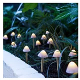 Garden of Eden led solarna svetilka - 12 mini gob - toplo bela - 24 cm x 4 m