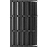 vidaXL Vrtna vrata od WPC-a 100 x 180 cm siva | shoptok.hr