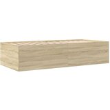  Dnevni krevet s ladicama boja hrasta sonome 100 x 200 cm drveni | shoptok.hr