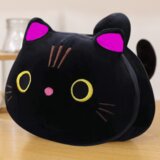  Plišasta igrača mačka z velikimi očmi 18cm - črna/ljubičasta | Shoptok.si