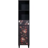 vidaXL Kopalniška omarica s predalom večbarvno 38 x 33,5 x 160 cm | Shoptok.si