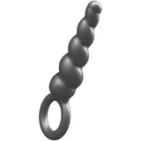 Buttocks The Screw Metallic Silicone Plug Grey