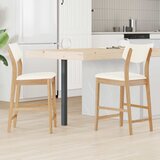  Trpezarijske stolice 2 pcs Prirodna 48 x 49 x 95 cm | shoptok.hr