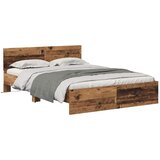  Krevetna konstrukcija Staro drvo 160 x 200 cm Konstruirano drvo | shoptok.hr