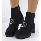 Gemre Black heeled ankle boots Seoul | Shoptok.si