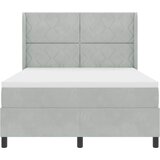  Krevet s opruga kutije Svijetlo siva 160 x 200 cm Baršun | shoptok.hr