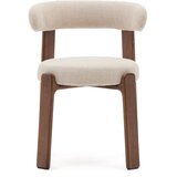Kave Home Rjavo-bež jedilni stol iz masivnega jesena Granite – | Shoptok.si