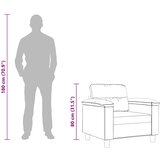  Fotelja krem 60 cm od mikrovlakana | shoptok.hr