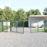  Mrežasta vrtna vrata zelena 500x125 cm pocinčani čelik | shoptok.hr