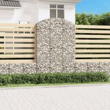  Gabionska košara s lukom 150x50x220/240 cm pocinčano željezo | shoptok.hr