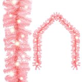  Božićna girlanda s LED svjetlima 20 m ružičasta | shoptok.hr