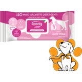 Inodorina aloe vera 110 kom, vlažne maramice za pse, mačke i glodare