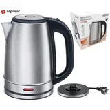 Grelnik vode KETTLE, 1,7 l, 1800 W, LED indikator, nerjaveče jeklo, srebrn, (5000470417)