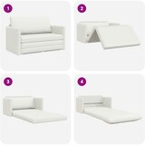  Krevet na razvlačenje Bijelo 124 x 71 x 78 cm Umjetna koža | shoptok.hr