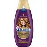 Schauma Keratin Strong Shampoo šampon za tanke lase za oslabljene lase 400 ml za ženske