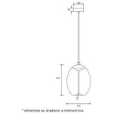 HOME LIGHT visilica luna 299 (10908) | ePonuda.com