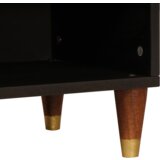 vidaXL Omare in policami za shranjevanje medijev s polico s shranjevanjem z vrati Rjava | Shoptok.si