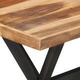  Blagovaonski stol 120 x 60 x 75 cm od masivnog drva s premazom | Eponuda.com