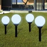 vidaXL vrtne solarne led okrogle lučke 15cm za osvetlitev poti 4kosi s konico cene