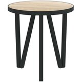 vidaXL Stolić za čaj boja hrasta sonome Ø 35 cm MDF | shoptok.hr